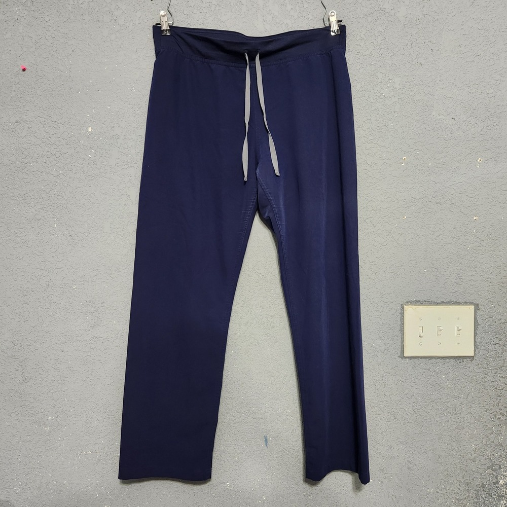 FIGS Technical Collection Navy Blue Scrub Pants Women's Size L